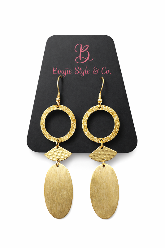 Gold Geometric Earrings