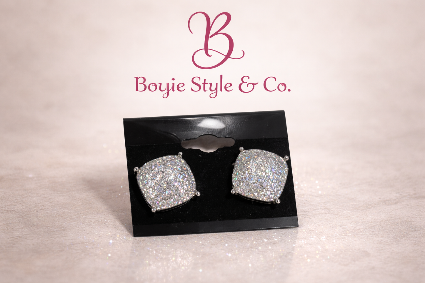 Golden Hour Glam Stud Earrings