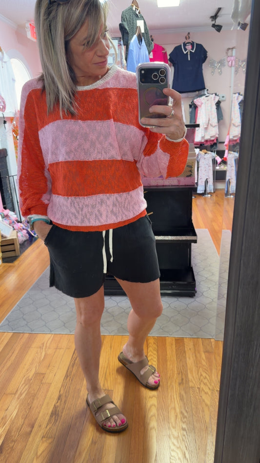 Color Block Lightweight top