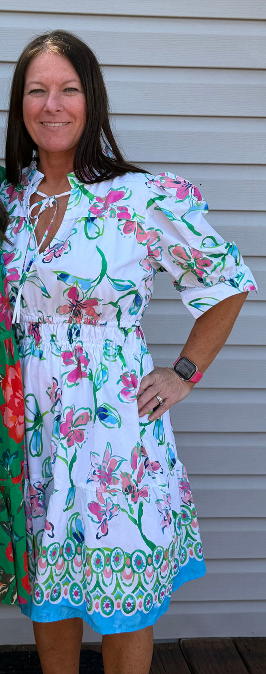 The Garden Party Smocked Dress