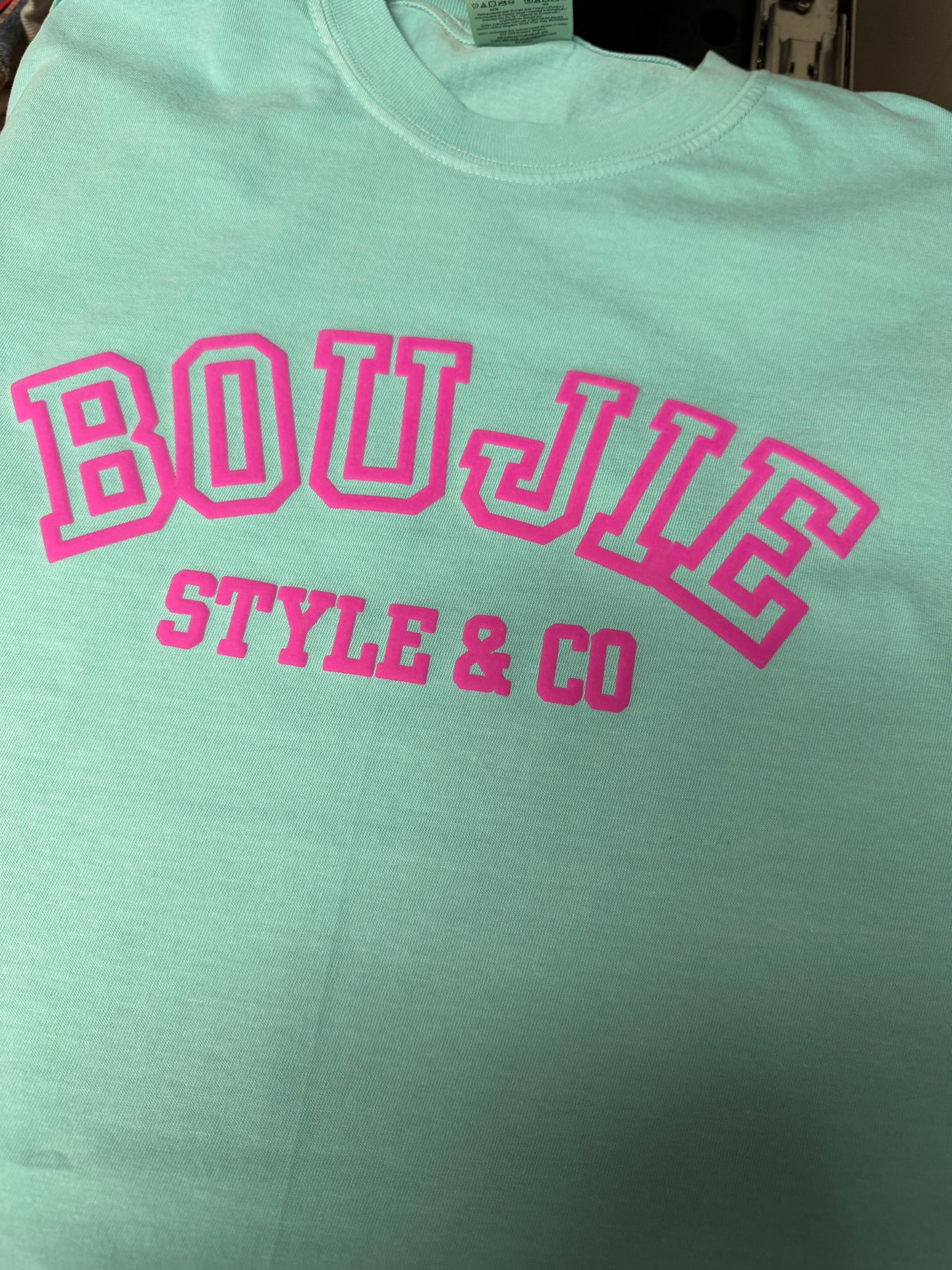 Boujie Style & Co. Puff Comfort Colors Tee