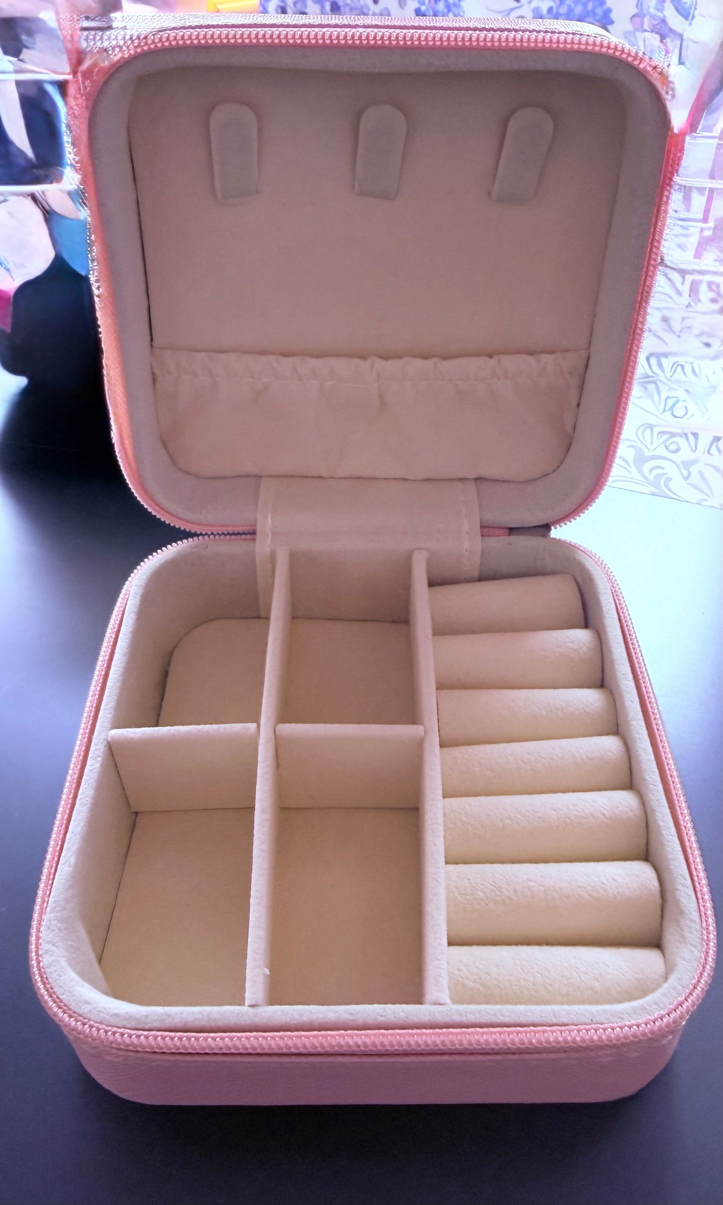 Luxe Faux Leather Travel Jewelry Boxes