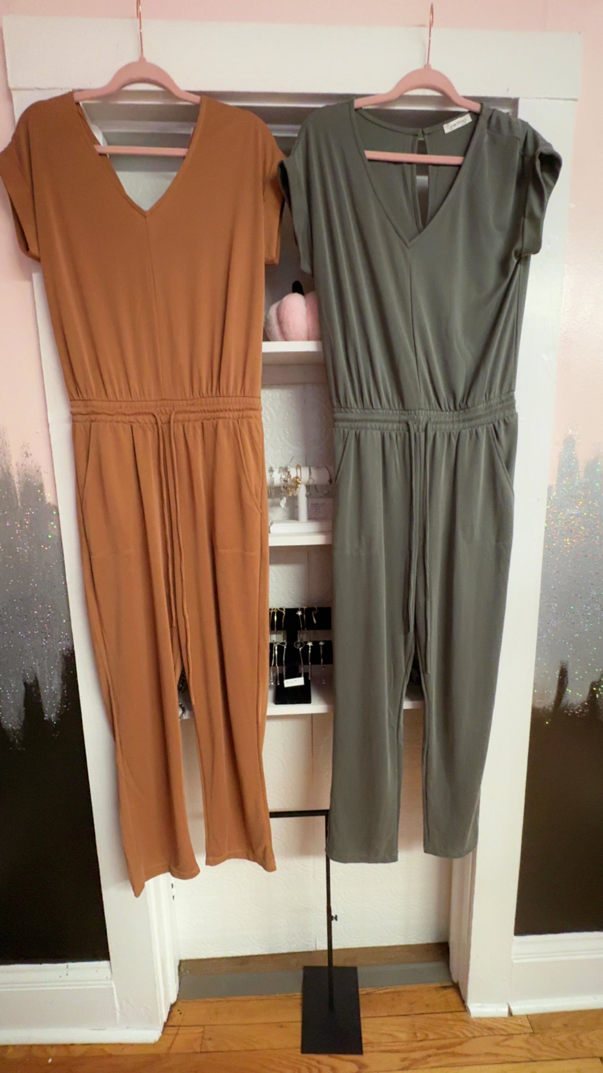 V-neck buttery soft Romper