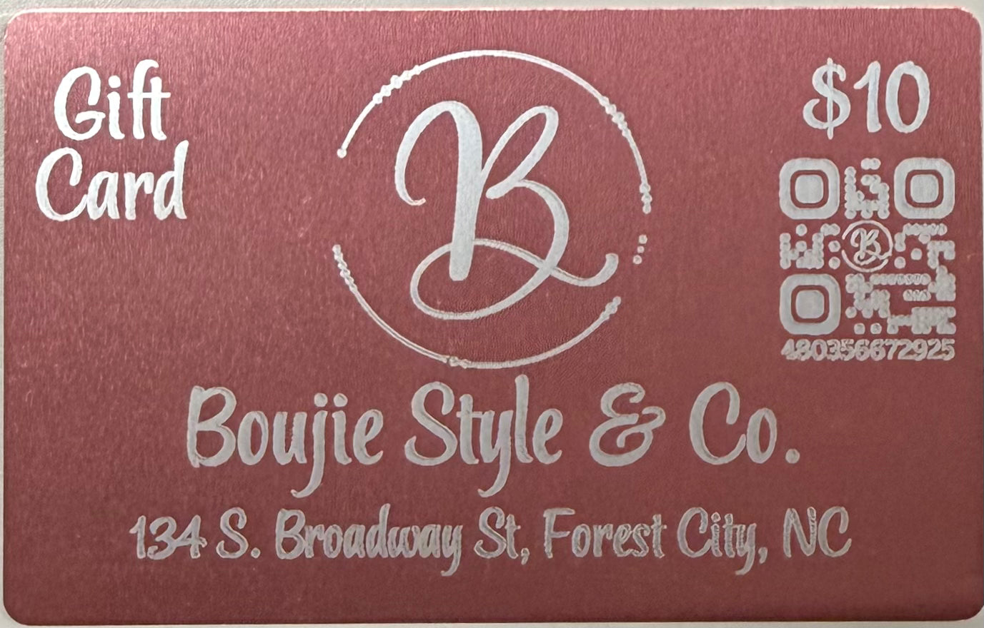 Boujie Style & Co. Gift Card