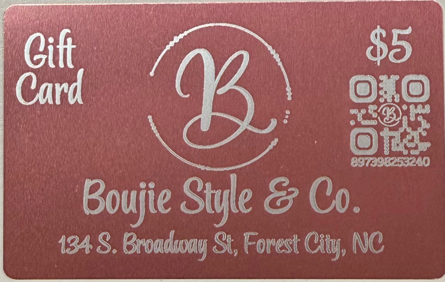 Boujie Style & Co. Gift Card