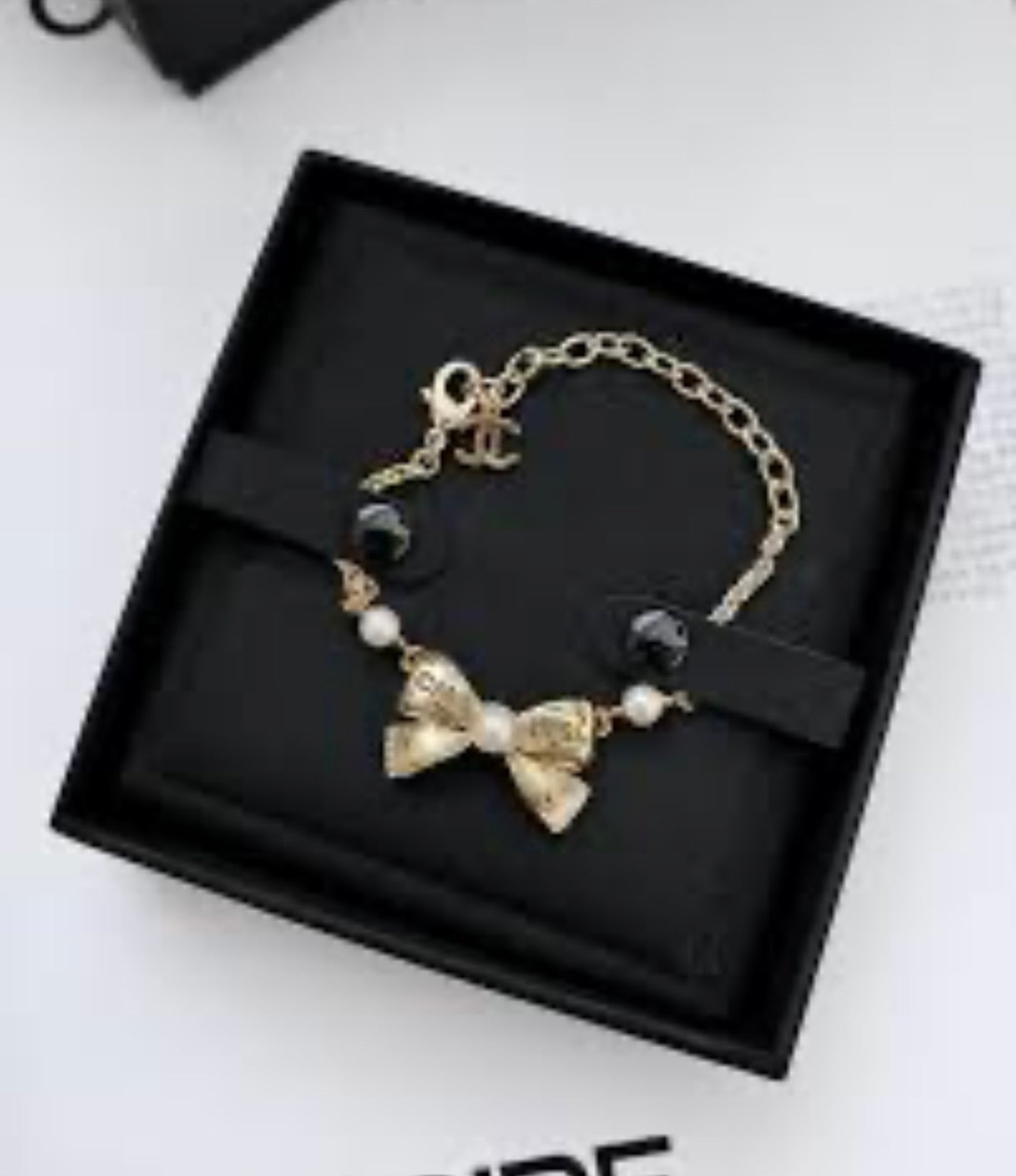 Bow Charm Bracelet