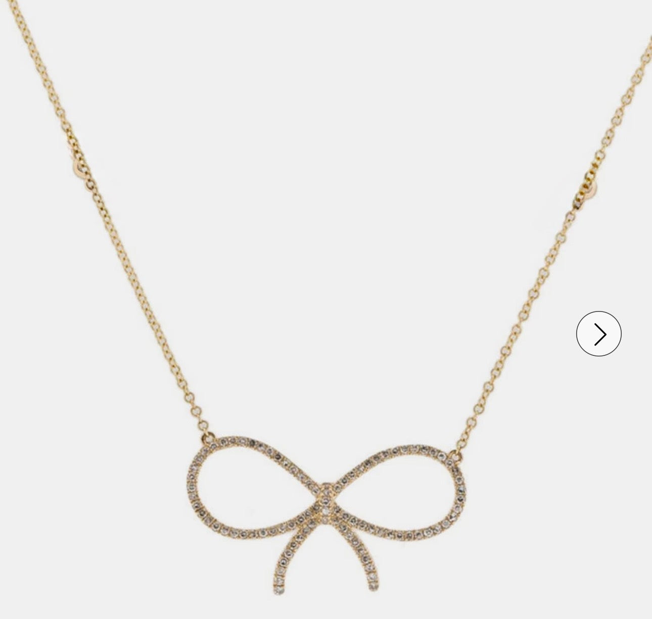 The Éternelle Bow Necklace
