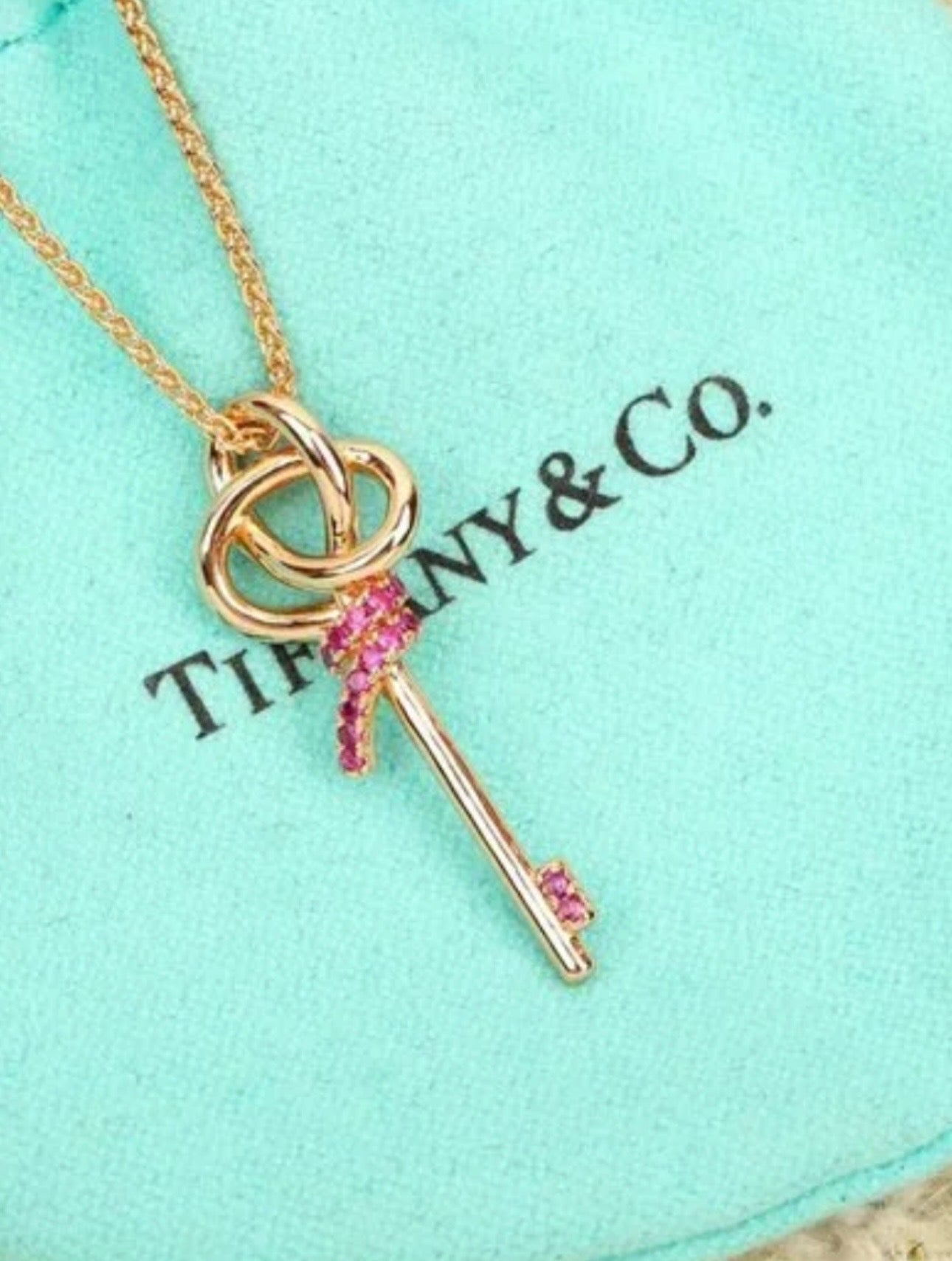 The Blush Key of Elegance Necklace