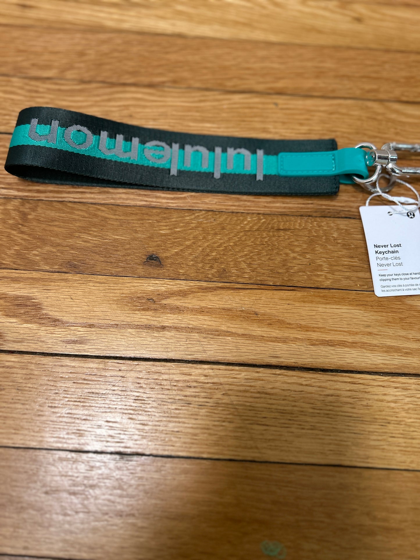 Lululemon Never Lost Keychain