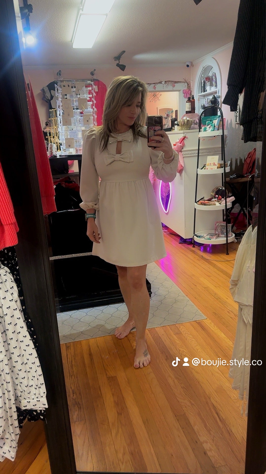 The Speechless Bow Moment Dress