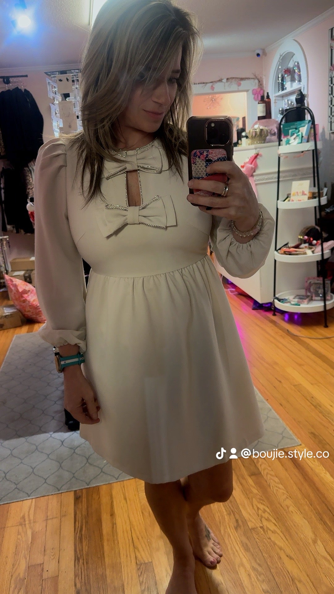 The Speechless Bow Moment Dress