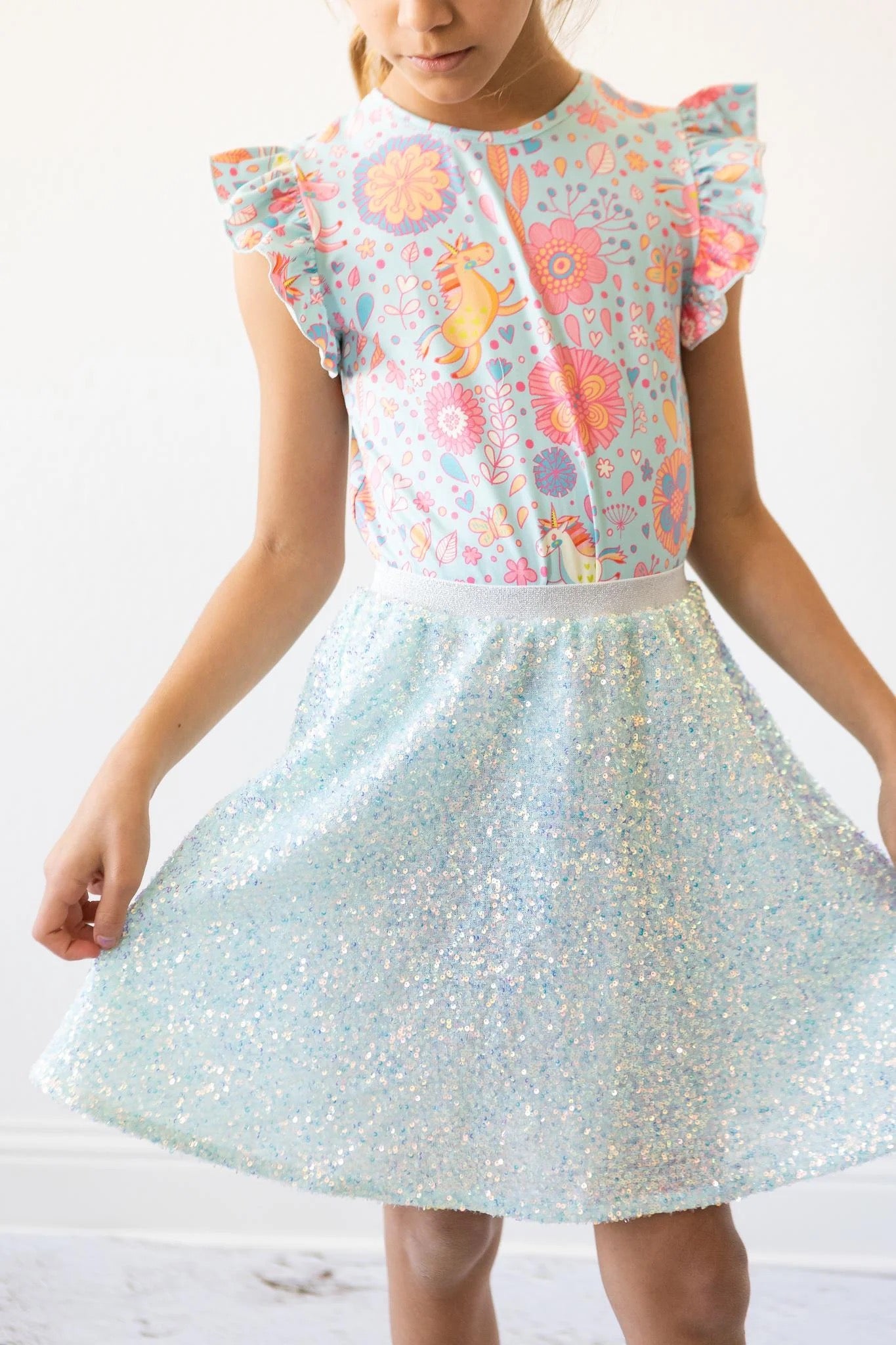 Sequin Twirl Skirt