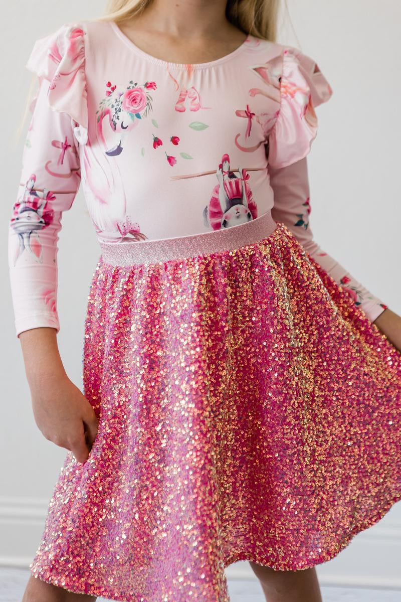 Sequin Twirl Skirt