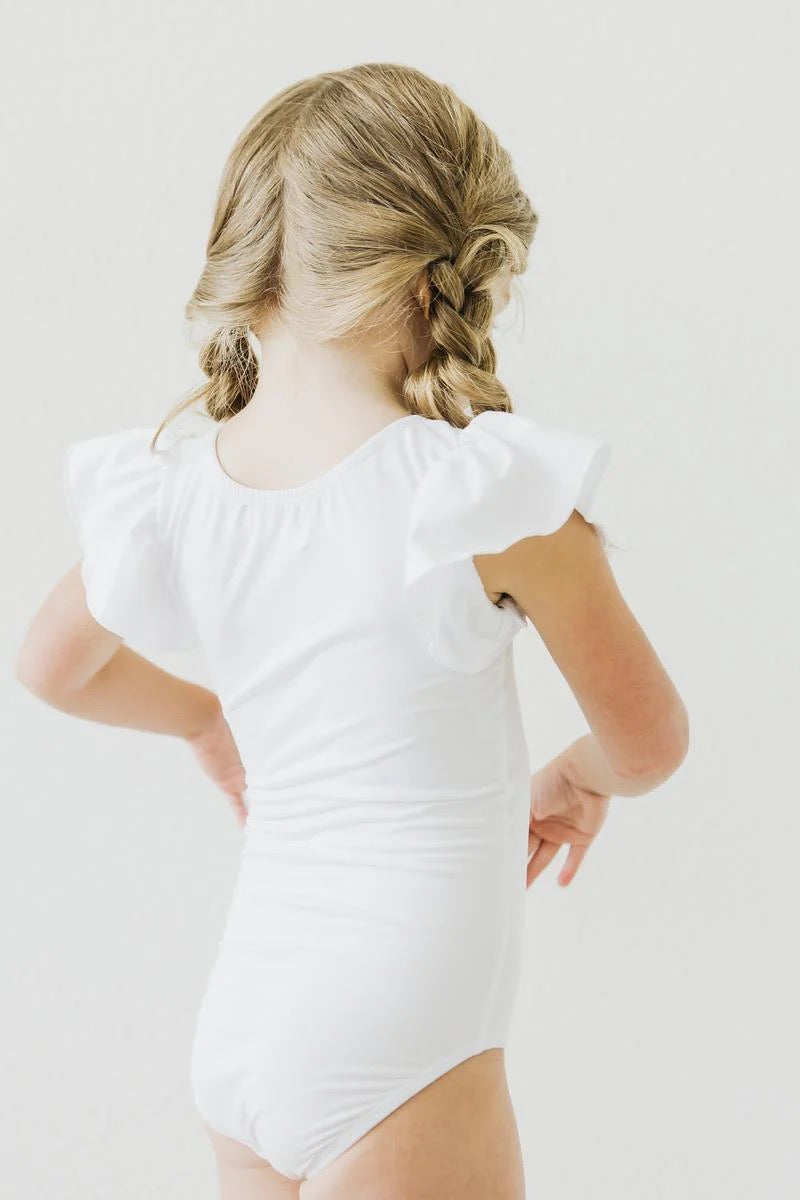Short sleeve flutter Leotard