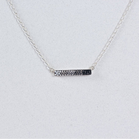 Thin Rectangle Necklace - Onix