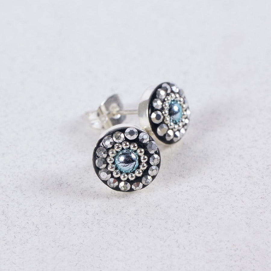 Color Dot Earrings - Onix