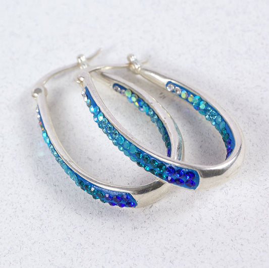 Inside Out Hoop Earrings - Wave