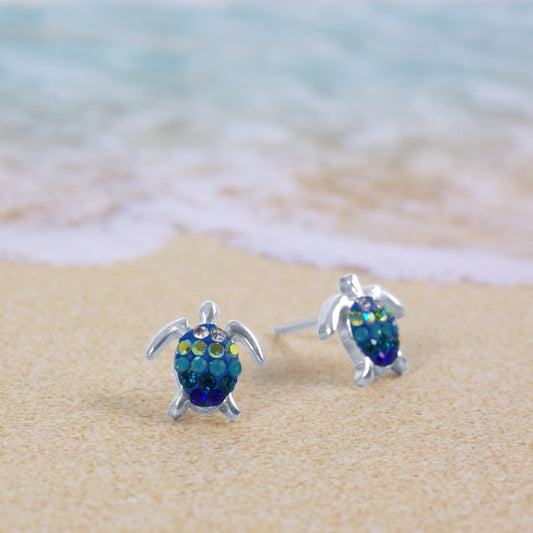 Turtle Studs - ocean