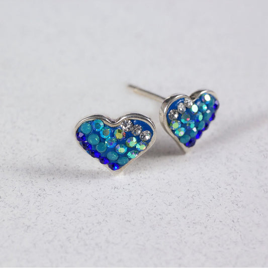 Heart Studs - wave