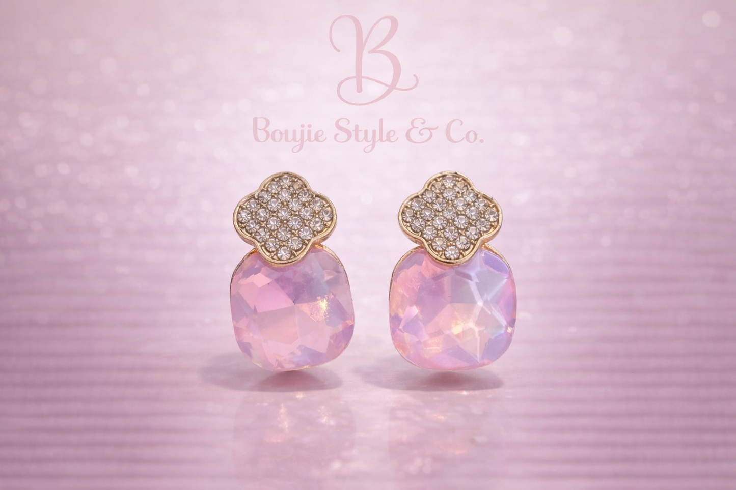 Iridescent Empress Stud Earrings