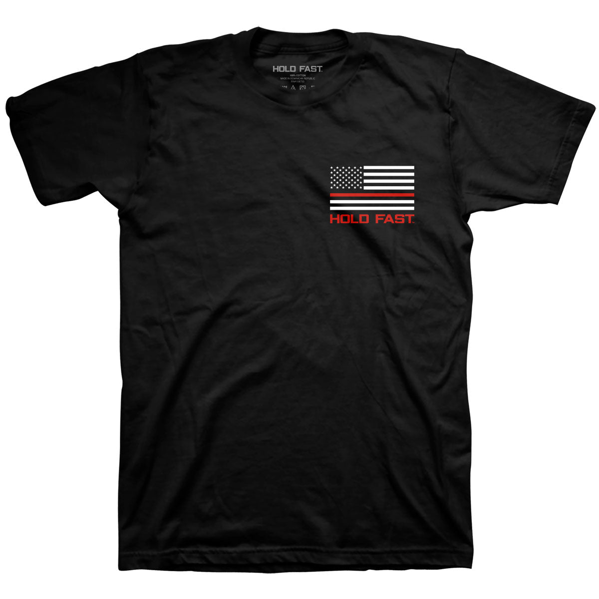 Hold Fast Mens T-Shirt Firefighter Flag