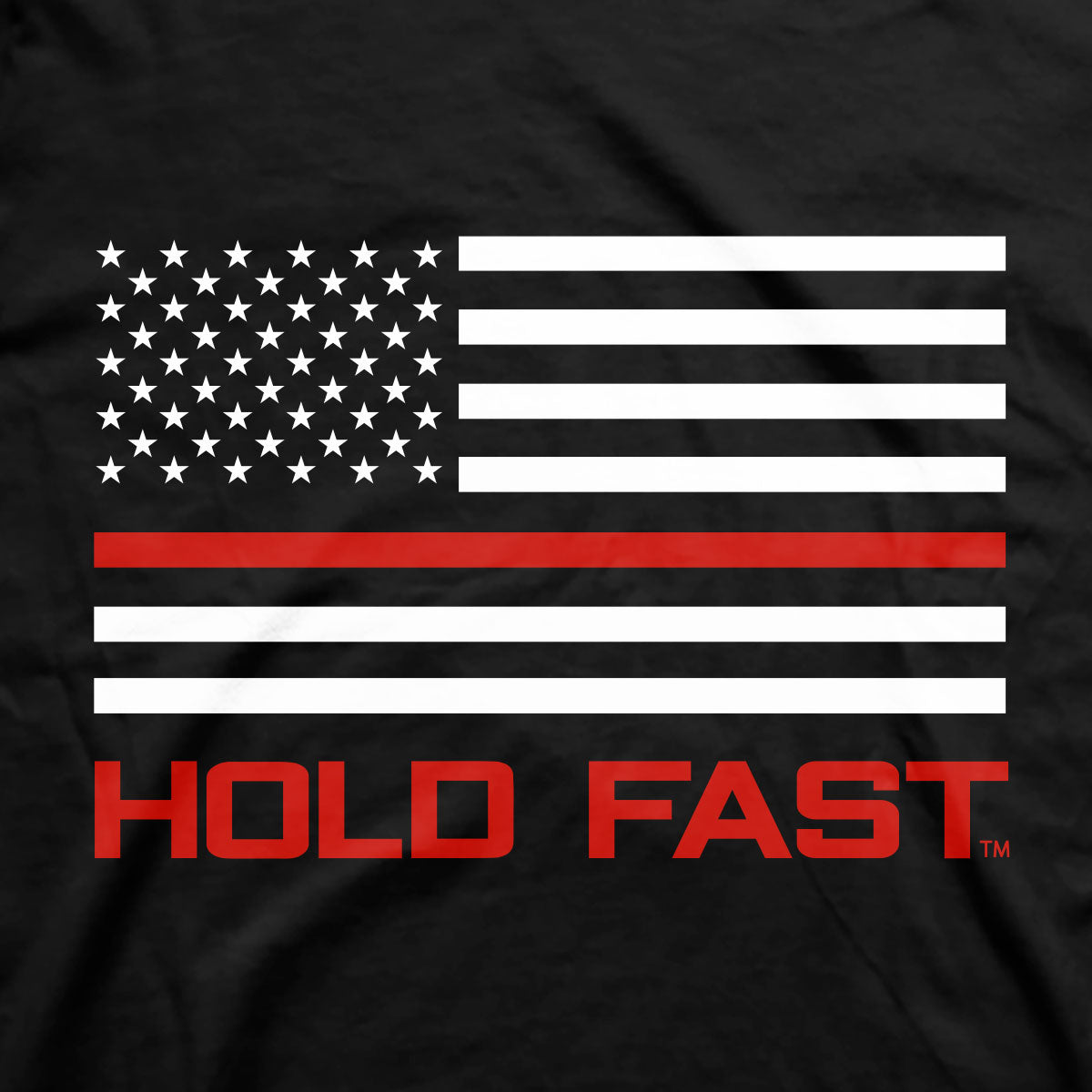 Hold Fast Mens T-Shirt Firefighter Flag