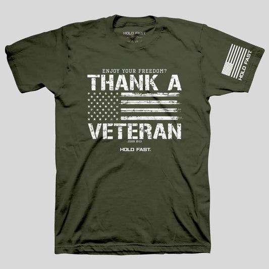 HOLD FAST Mens T-Shirt Thank A Veteran