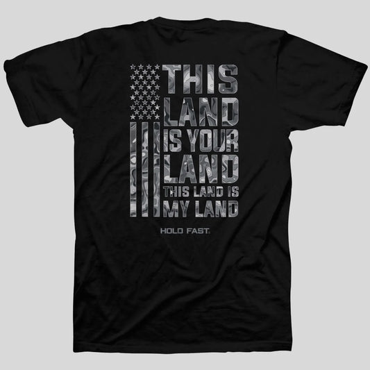HOLD FAST Mens T-Shirt This Land Is Your Land