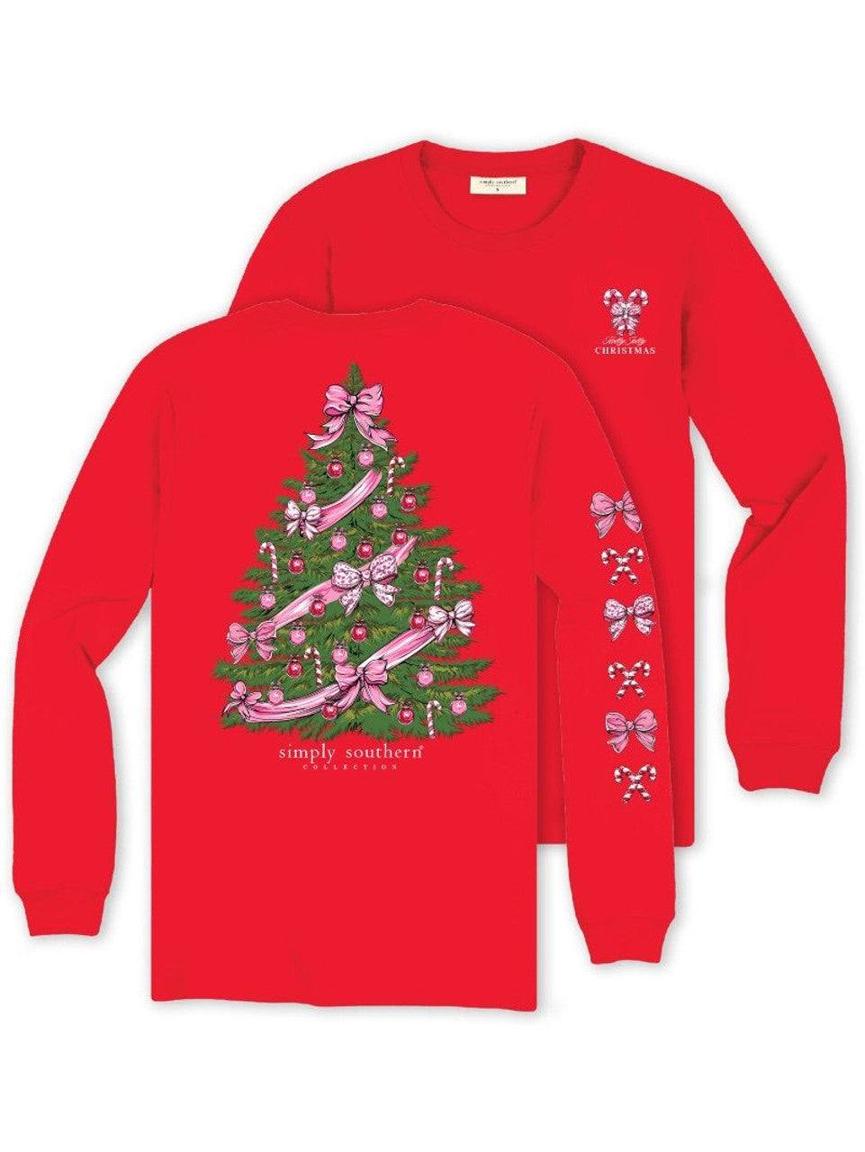 Long Sleeve Christmas Tree T-Shirt