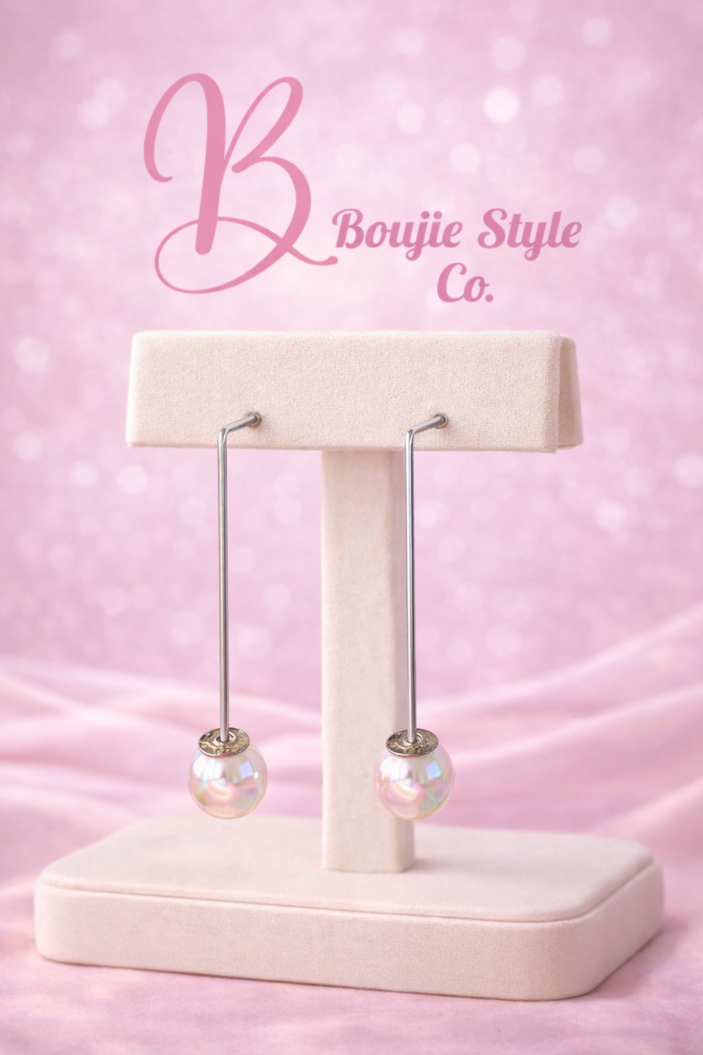 Pearl Poise Drop Earrings
