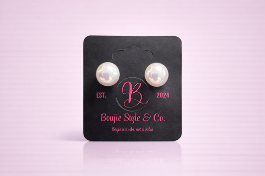 Pearl Stud Earrings
