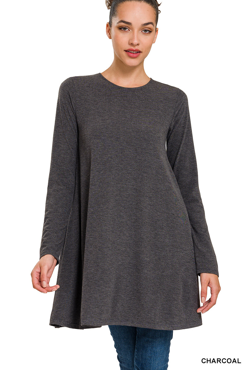 Long Sleeve Tunic with Pockets