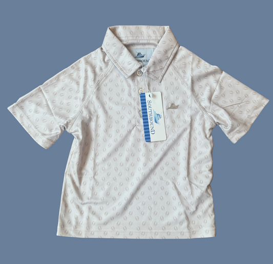 SouthBound Boy Toddler & Young Boys Deer Paw Print Polo