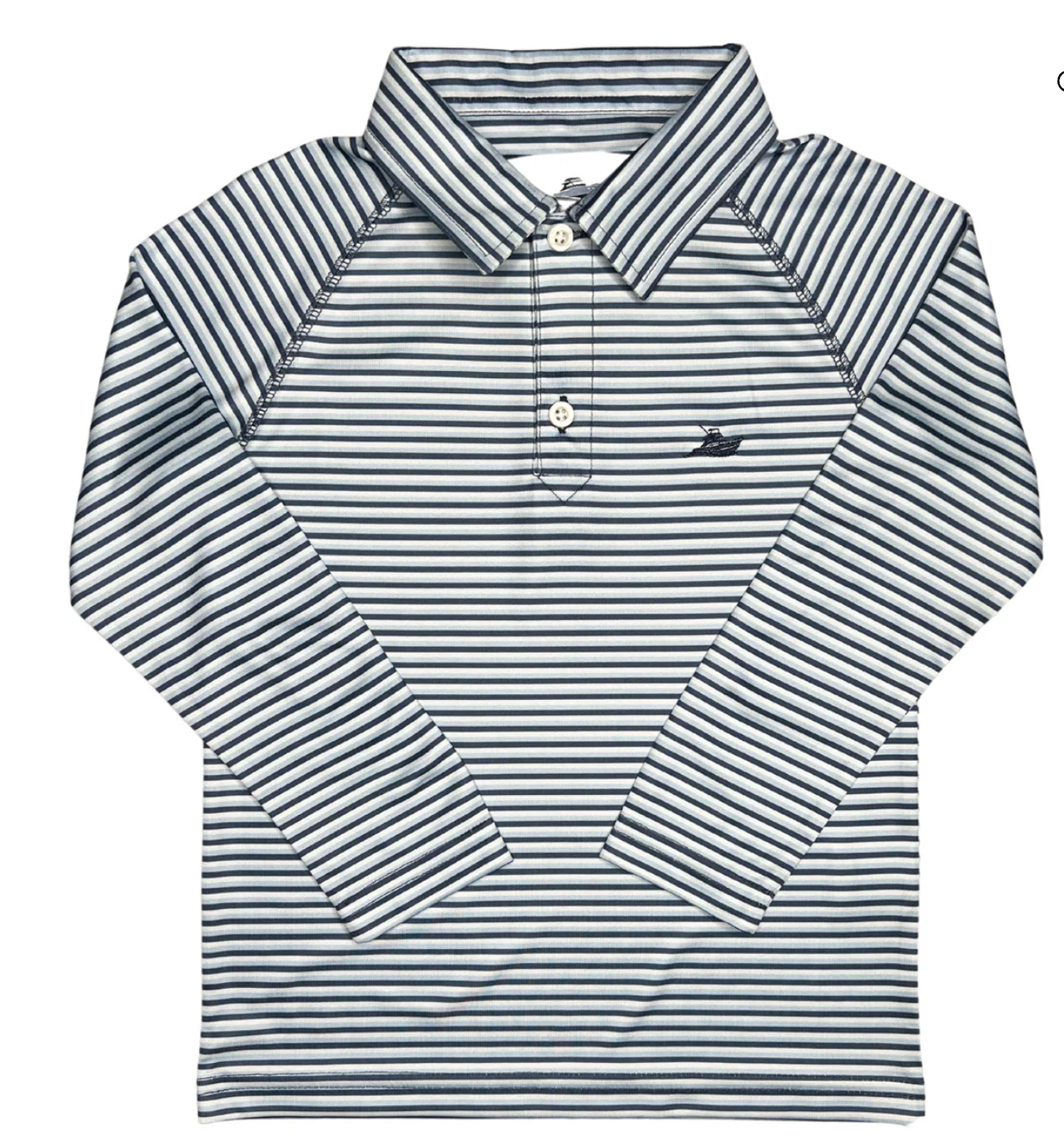 SouthBound Toddler Boys & Young Boys Long Sleeve Polo Shirt