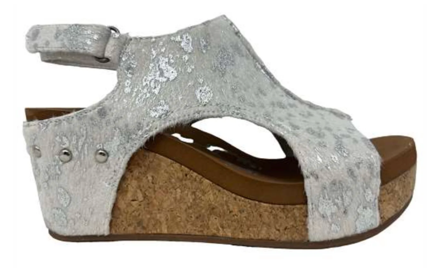 Very G Harper Faux Cowhide Wedge