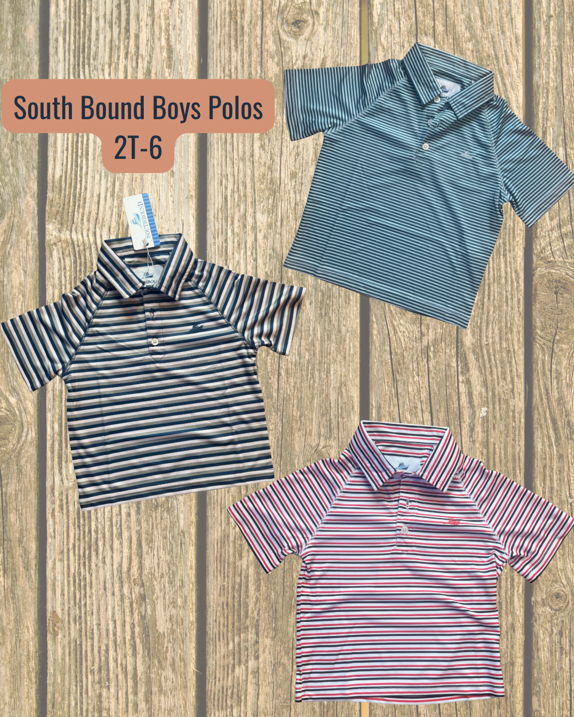 South Bound Toddler & Boys Polo Shirt