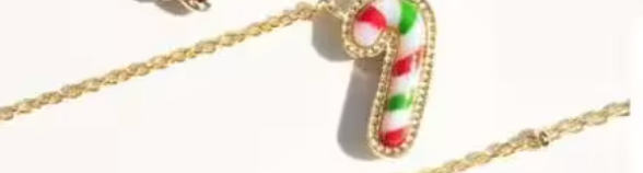 KS Candy Cane Necklace