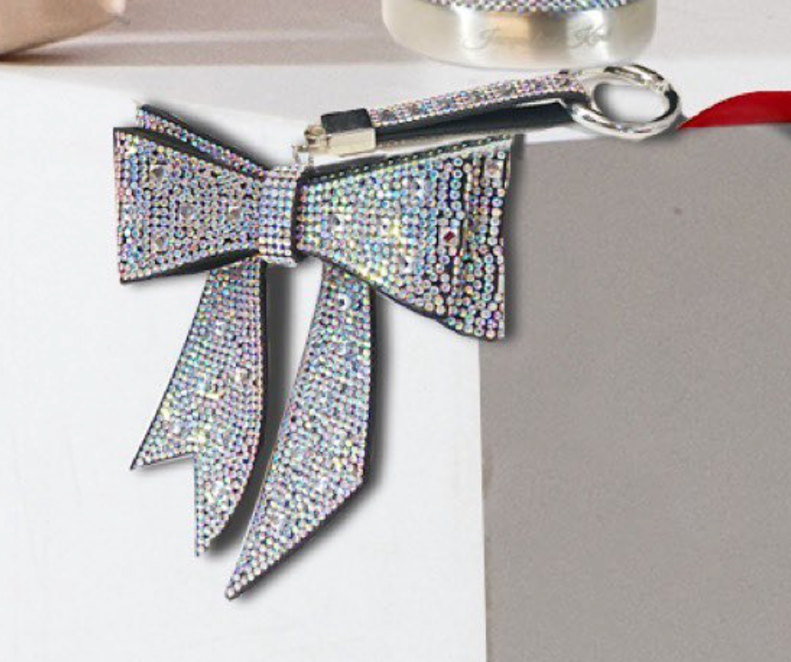 Blinged & Boujie Bow Keychain/Purse Charm