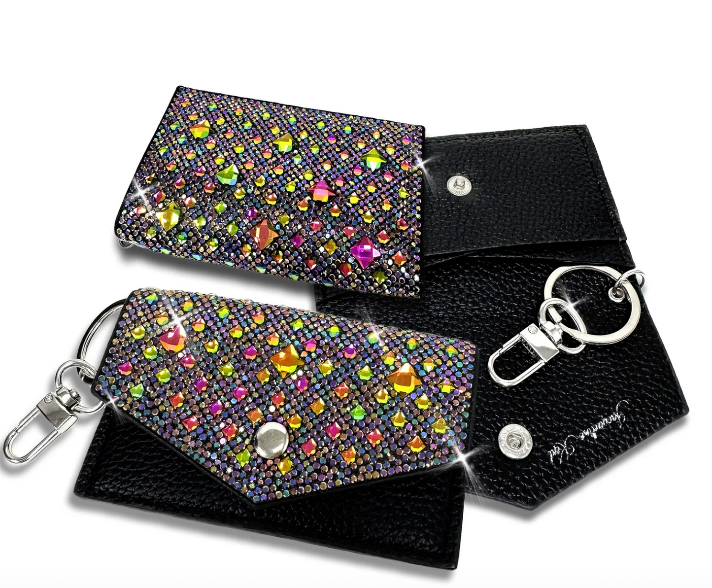 Bling Card Wallet Keychain
