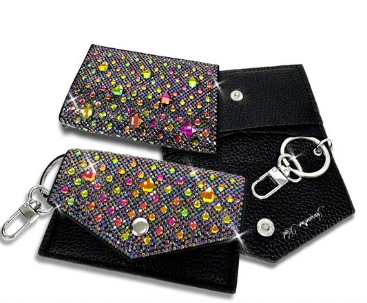 Bling Card Wallet Keychain