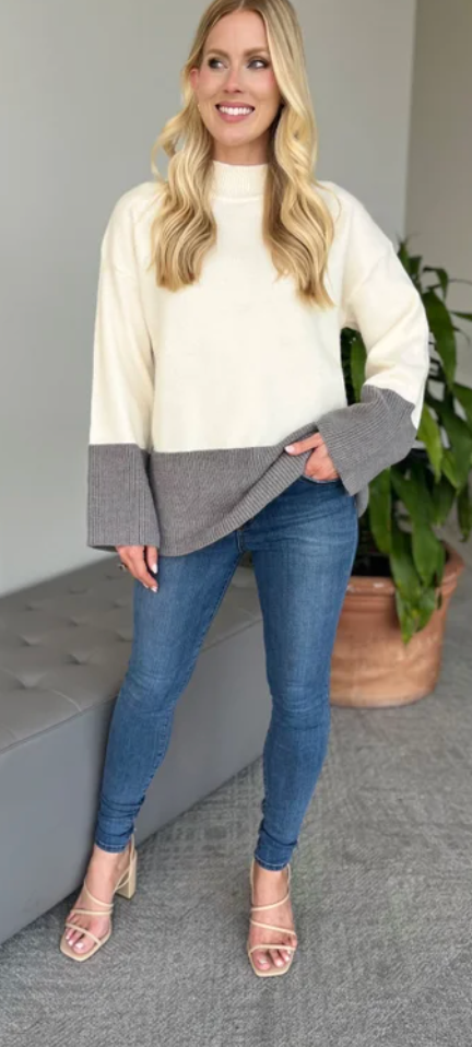 Colorblock Cozy Sweater