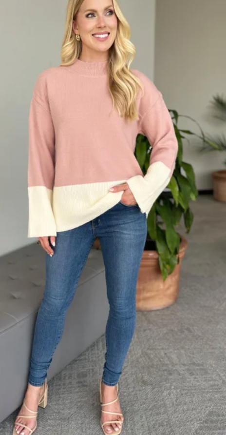 Colorblock Cozy Sweater