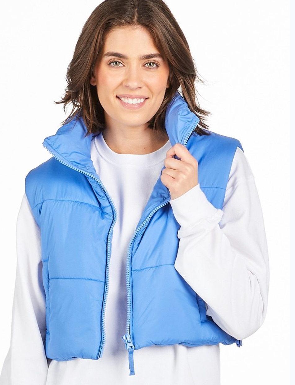 Simply Southern Puffer Vest - cropped