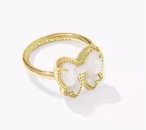 KS Pearl Bow Ring