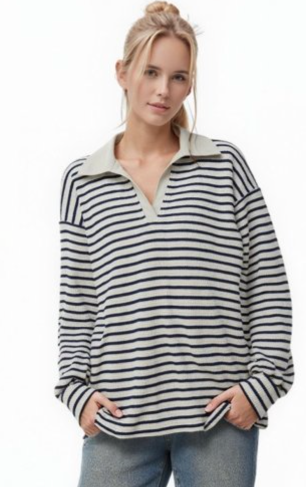 The Côte d’Azur Collared Knit