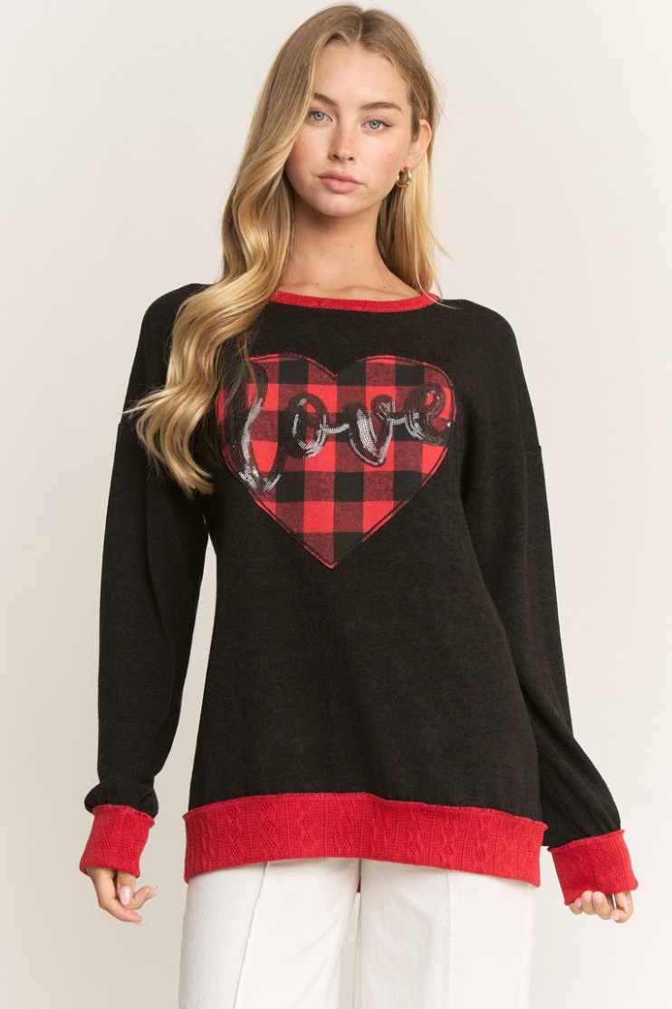 The Buffalo Heart Babe Pullover