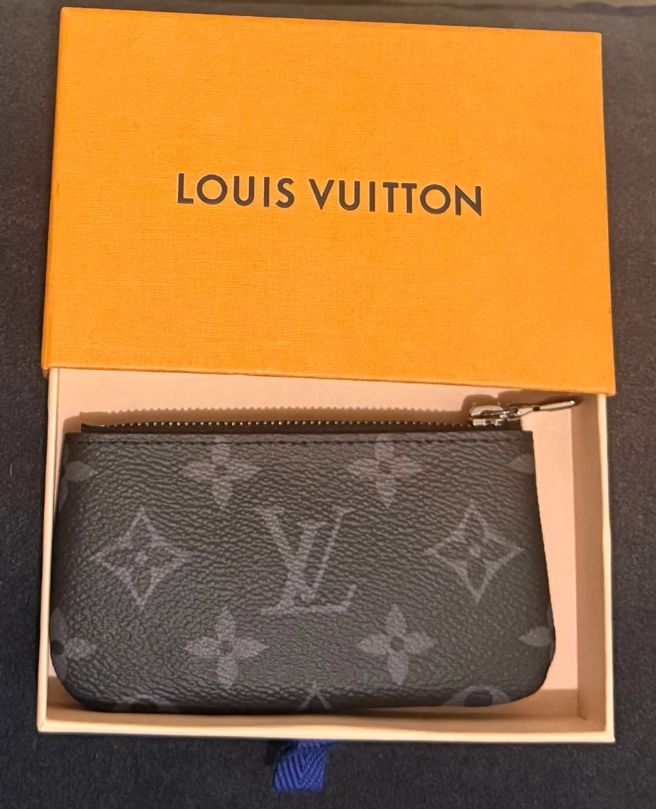 Noir Luxe Zip Pouch