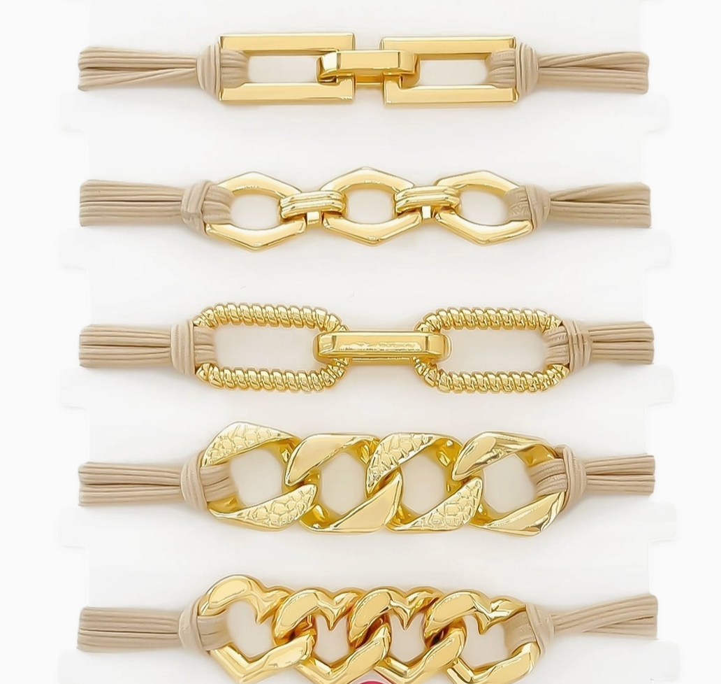 Boujie Link Luxe Hair Tie Bracelet