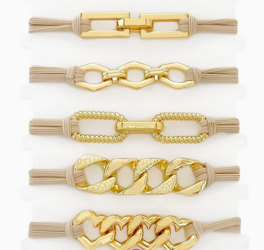 Boujie Link Luxe Hair Tie Bracelet