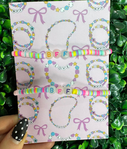 Color Pop BFF Matching Bracelet Set